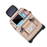 🚗Leather Car Seat Back Organizer With Tray