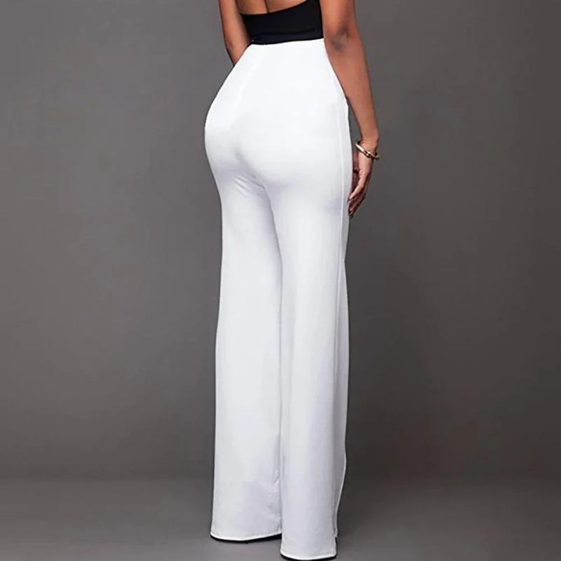 Tummy Control Button Wide Leg Pant(BUY 2 FREE SHIPPING)