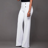 Tummy Control Button Wide Leg Pant(BUY 2 FREE SHIPPING)