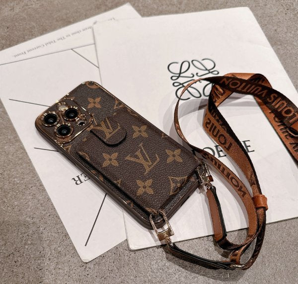 Luxury LV Series 2.0: Multi-Function iPhone Wallet Case