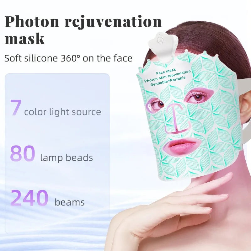 LED Photon Skin Rejuvenation Face Mask