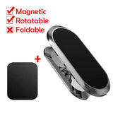 🔥 LAST DAY SALE 50% OFF 🔥 Alloy Folding Magnetic Car Phone Holder