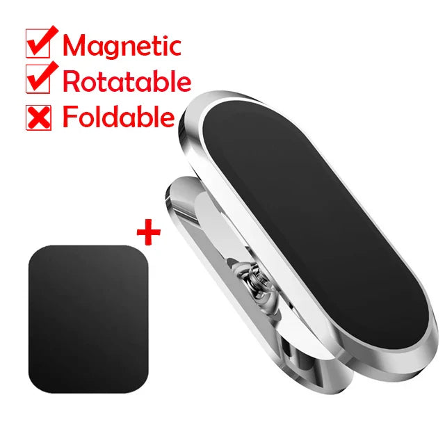 🔥 LAST DAY SALE 50% OFF 🔥 Alloy Folding Magnetic Car Phone Holder