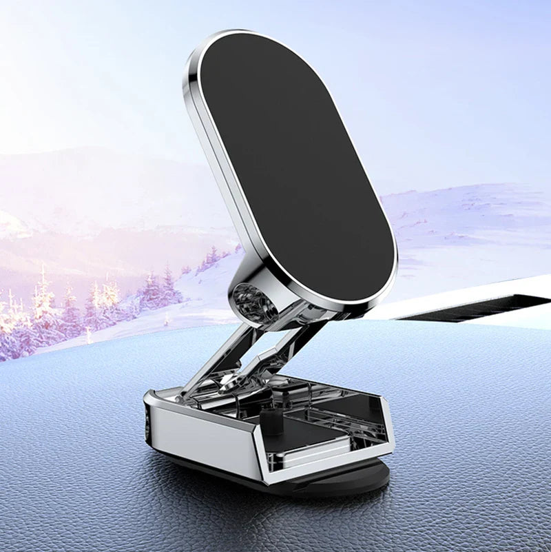 🔥 LAST DAY SALE 50% OFF 🔥 Alloy Folding Magnetic Car Phone Holder