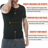 🔥HOT SALE🔥Men's Short Sleeve Sauna T-shirts, Sweat Enhancing Compression Tee