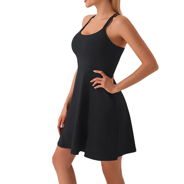 Plush Backless Active Dress-Easy Peezy Edition-UPF50+