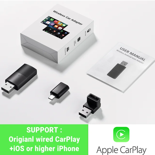 Mini Wireless CarPlay/Android Auto Adapter