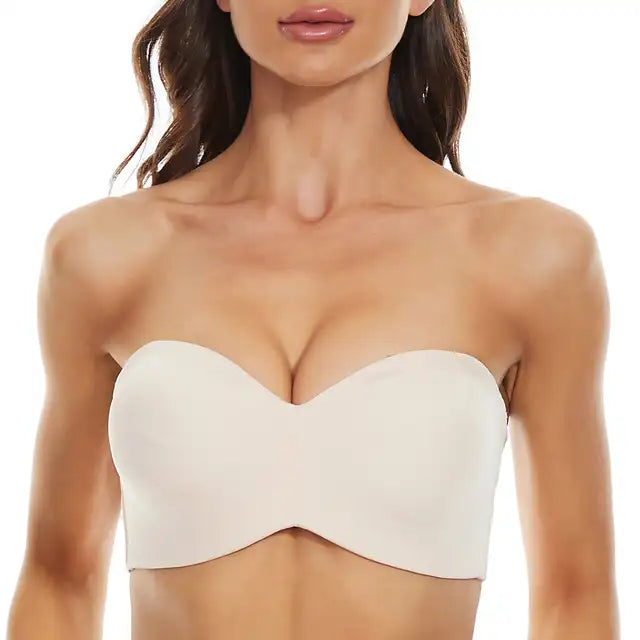 💕Full Support Non-Slip Multi-Way Strapless BratewayAdapt=glo2vnm