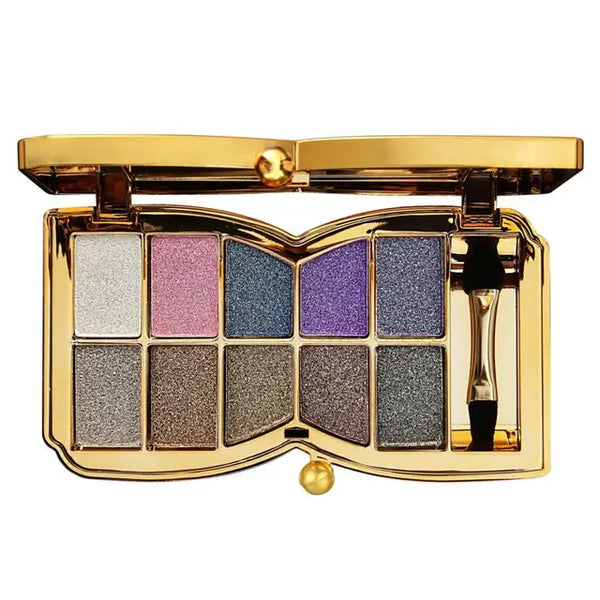 10 Colors Sparkle Shimmer Eyeshadow Palette - BUY 2 GET FREE SHIPPING