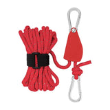 Portable Adjustable Fix Tent High Strength Fast Release Pulley Camping Rope(4 Pcs/Set)