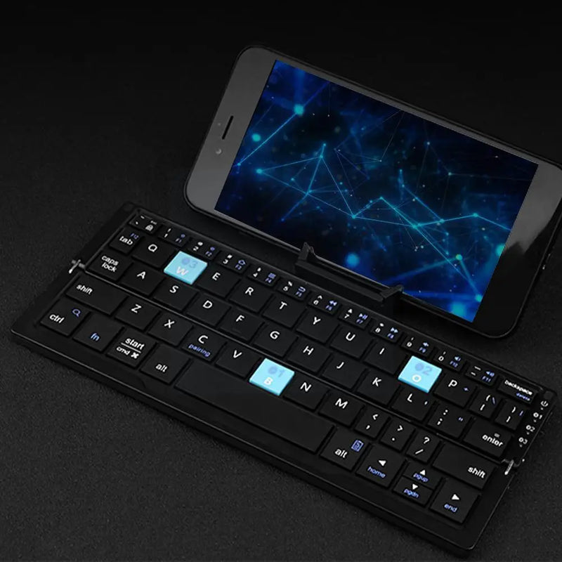 Mini Folding Keyboard Tablet Laptop Office Portable Mobile Phone Wireless Folding Keyboard Folding Keyboard