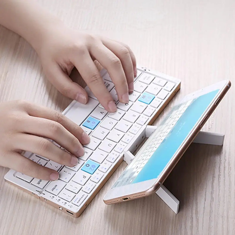 Mini Folding Keyboard Tablet Laptop Office Portable Mobile Phone Wireless Folding Keyboard Folding Keyboard