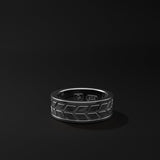 Dual Function Stainless Steel Motorcycle Tire Fidget Ring