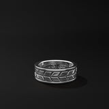 Dual Function Stainless Steel Motorcycle Tire Fidget Ring