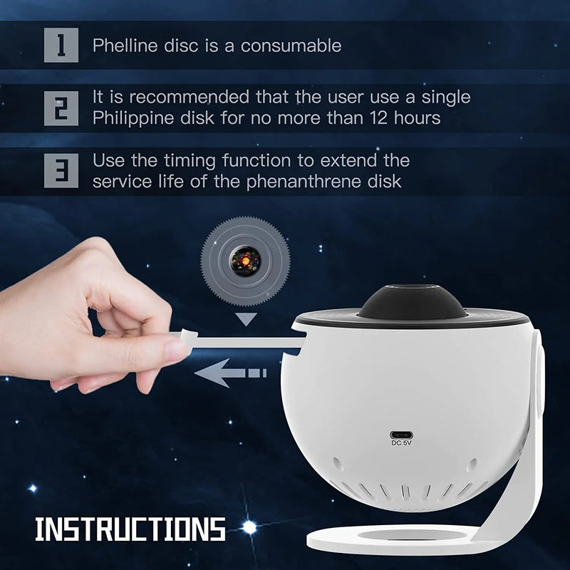 🔥Summer Hot Sale Promotion-49% OFF🌌-Night Light Galaxy Projector