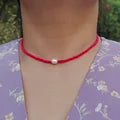 Freshwater Pearl Necklace (4 Color Options)