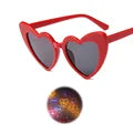 Heart Sunglasses Heart Effect Diffraction Glasses Festival Accessories Party Rave Lights Glasses Love Gift