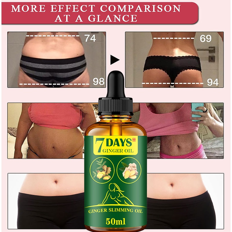 Weight Loss Dissolve Fat Essential Ginger Oil for Whole Body