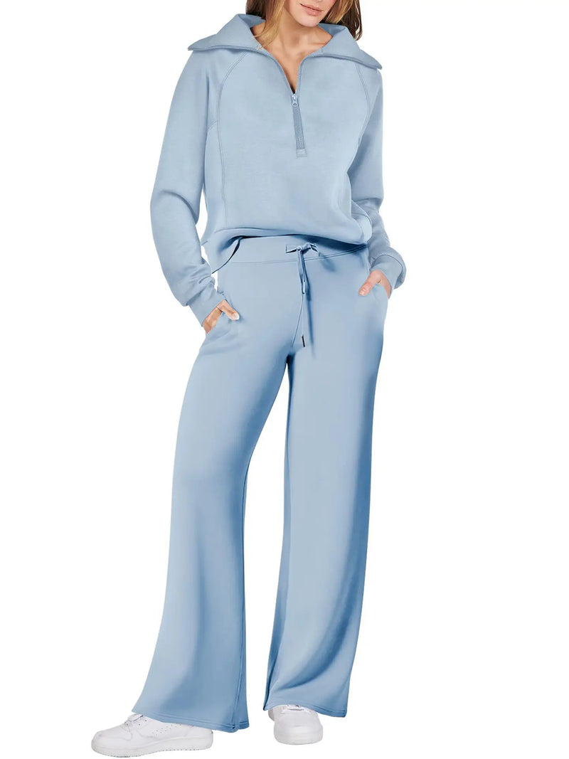 Women's 2 Piece Sets Outfits Casual Long Sleeve Sweatsuits Sets