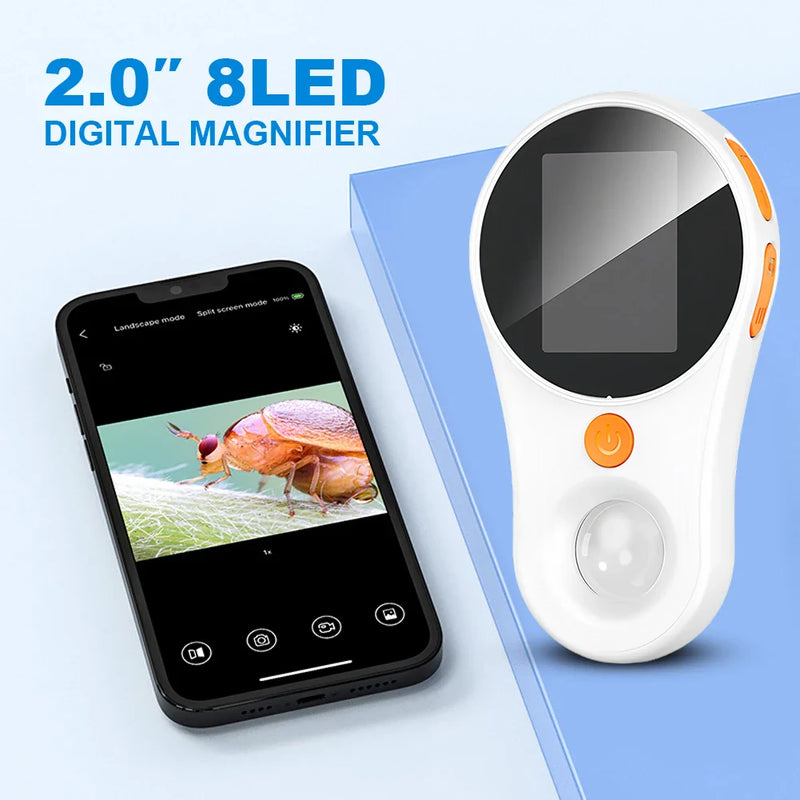 ✨LAST DAY ONLY 49% OFF🔥 Handheld Digital Microscope PortablePocket Microscope 2-nch Screen