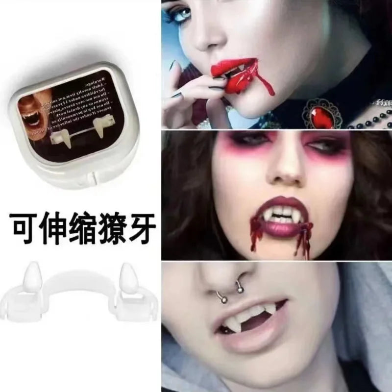 🔥BUY 1 FREE 1🔥Retractable Halloween Vampire Fangs