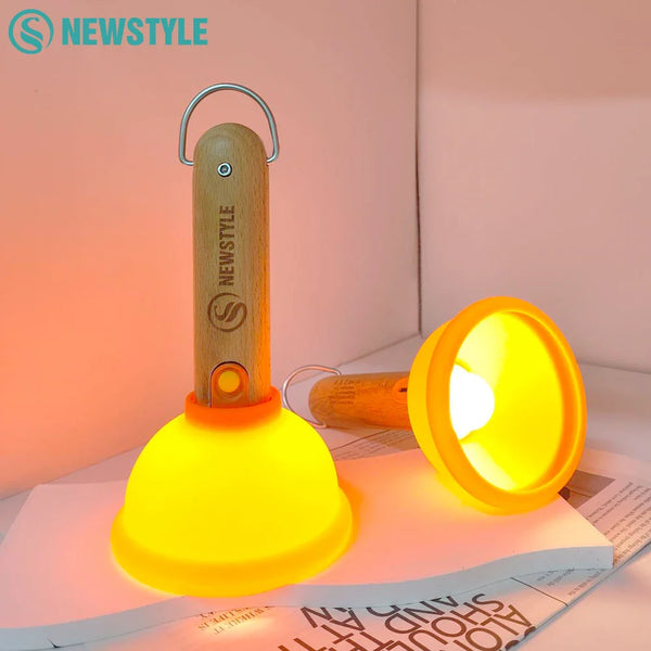 Cute Plunger Silicone Night Light