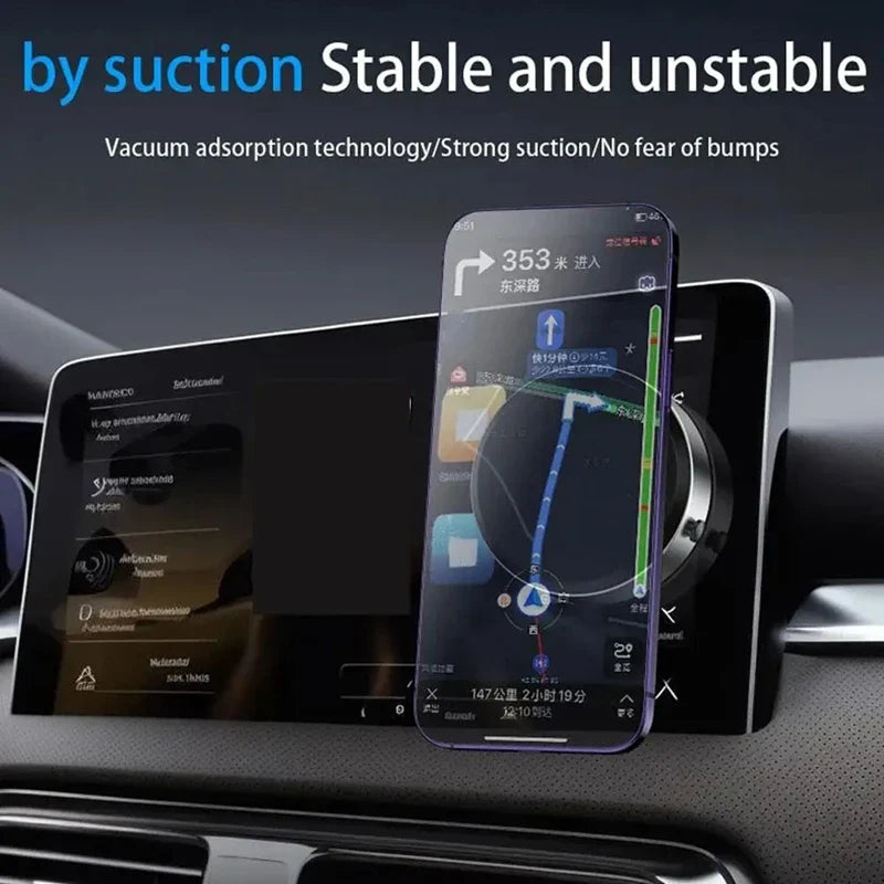 Double-Sided Phone Holder: Innovative Dual Suction Cup and Magnetic Design