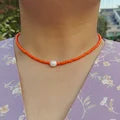 Freshwater Pearl Necklace (4 Color Options)