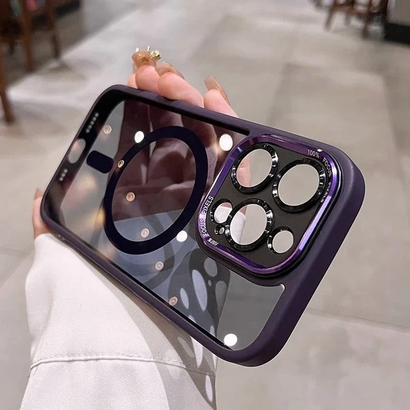 ✨LAST DAY ONLY 49% OFF🔥Luxury Shockproof Metal Lens Magnetic iPhone Case