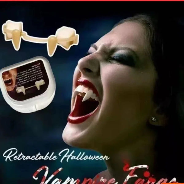 🔥BUY 1 FREE 1🔥Retractable Halloween Vampire Fangs