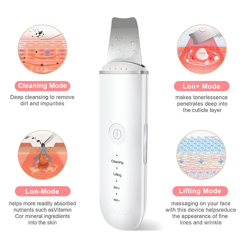 GlowPulse Ultrasonic Facial Wand