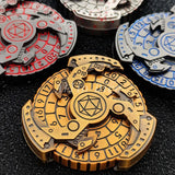 (🔥HOT SALE NOW 49% OFF)Dungeons and Dragons Metal Dice Spinner, Unique Roulette Dice, D&D Dice Set