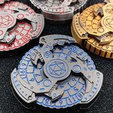 (🔥HOT SALE NOW 49% OFF)Dungeons and Dragons Metal Dice Spinner, Unique Roulette Dice, D&D Dice Set