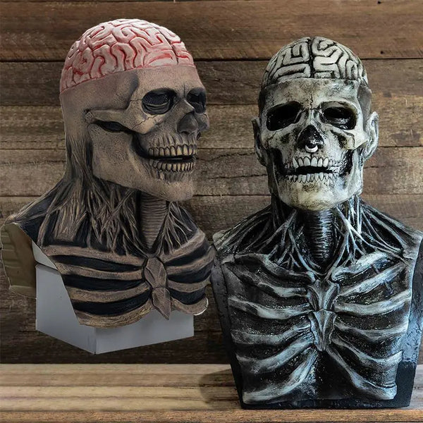 ☠️Full Head Skeleton Halloween Mask ☠️(Buy 2 Free Shipping