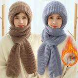 Integrated Ear Protection Windproof Cap Scarf