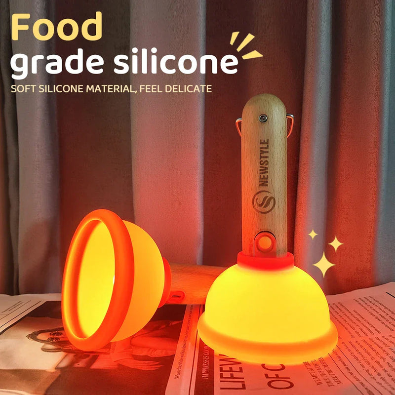 Cute Plunger Silicone Night Light