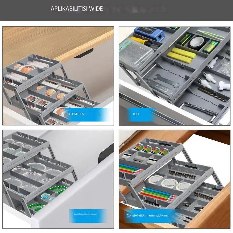 Multi-Level Smart Drawer Organizer