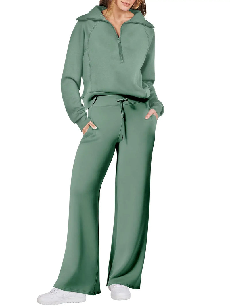 Women's 2 Piece Sets Outfits Casual Long Sleeve Sweatsuits Sets