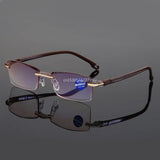 Fashion Progressive Multifocus Reading Glasses Anti-Blue Rays Readers for Computer Work, Driving, Outdoors