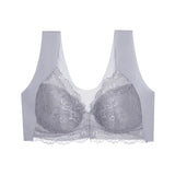 VIYNSM Comfort Smoothing Lace-Trim Full Coverage Wireless Soft Cup Bra