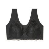 VIYNSM Comfort Smoothing Lace-Trim Full Coverage Wireless Soft Cup Bra