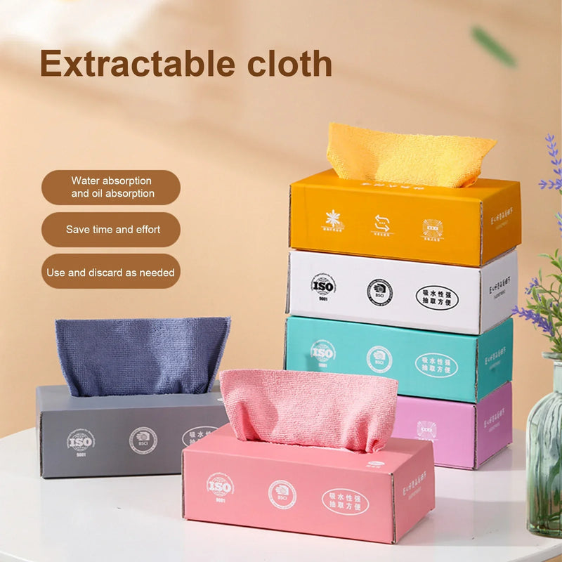 20 PCS/BOX Reusable Absorbent Cleaning Cloths