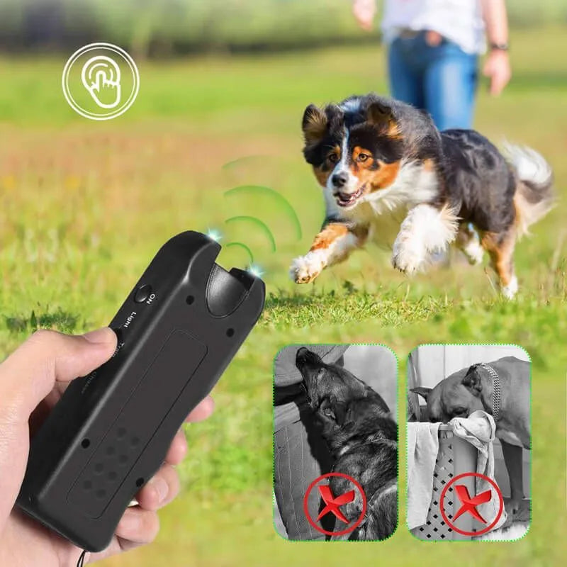 🎅Handheld Bark Control Luminous Ultrasonic Dog Repeller