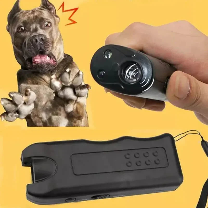 Handheld Bark Control Luminous Ultrasonic Dog Repeller