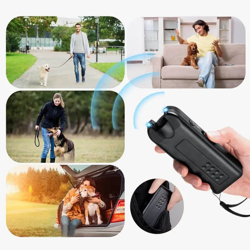 🎅Handheld Bark Control Luminous Ultrasonic Dog Repeller