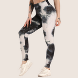 Tie-dyed Leggings Compression Yoga Pants for Women