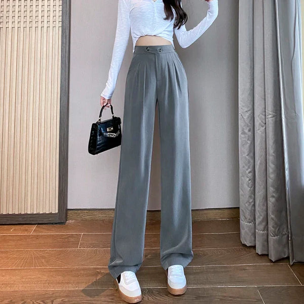 Woman's Casual Full-Length Loose Pants