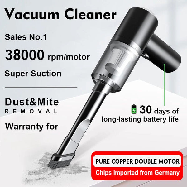 🔥Last Day Promotion 50% OFF - Powerful Wireless Car Vacuum Cleaner