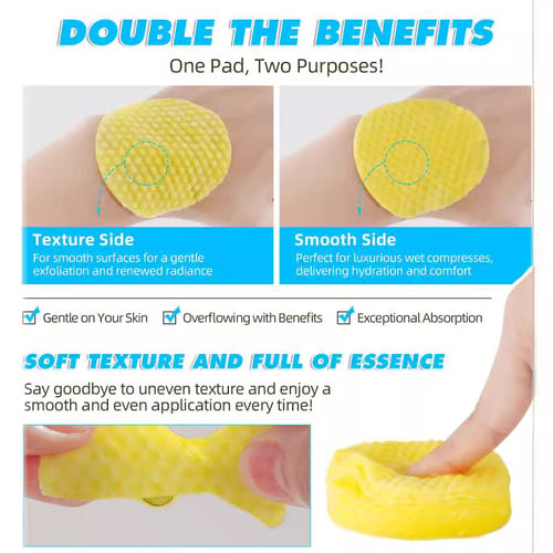 Turmeric Cleansing Exfoliating Pads Facial Cleansing Skincare - BUY 2 GET FREE SHIPPING