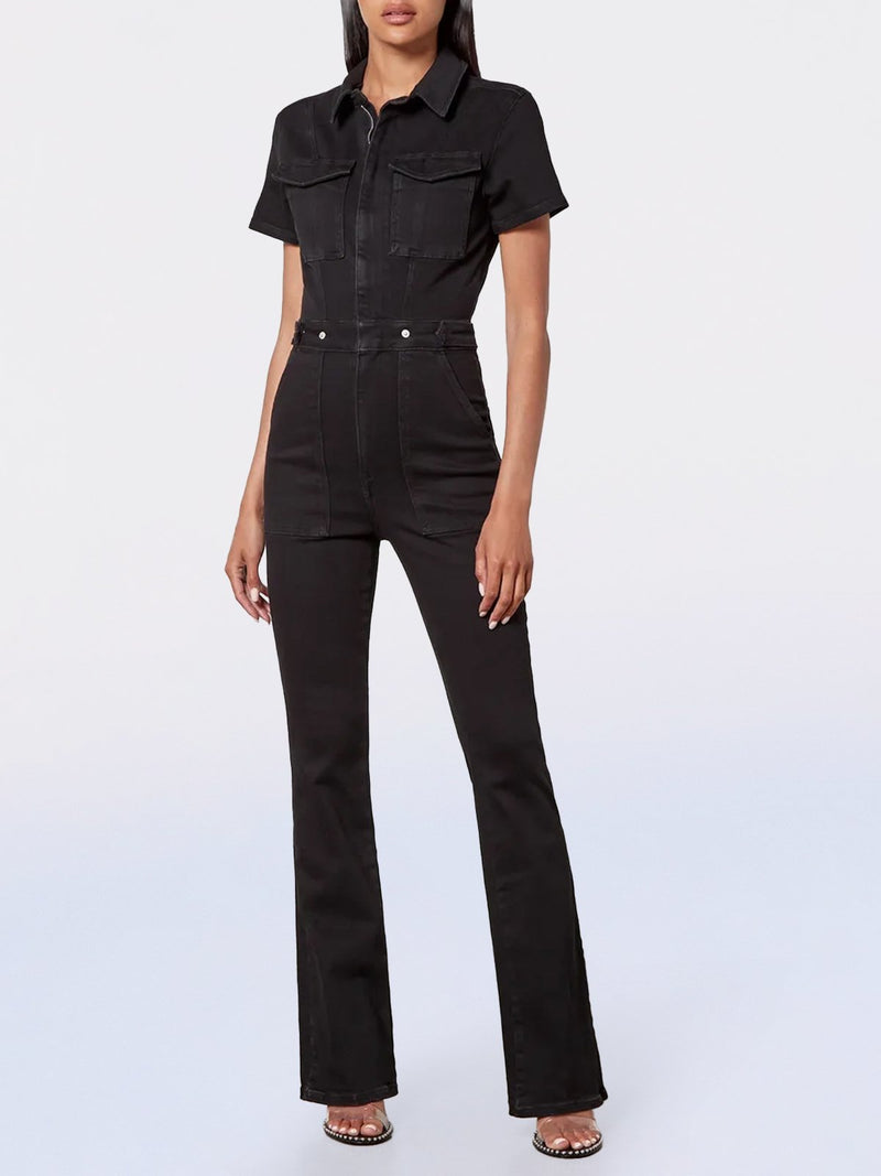 Skinny Bootcut Denim Jumpsuit(Buy 2 Free Shipping)